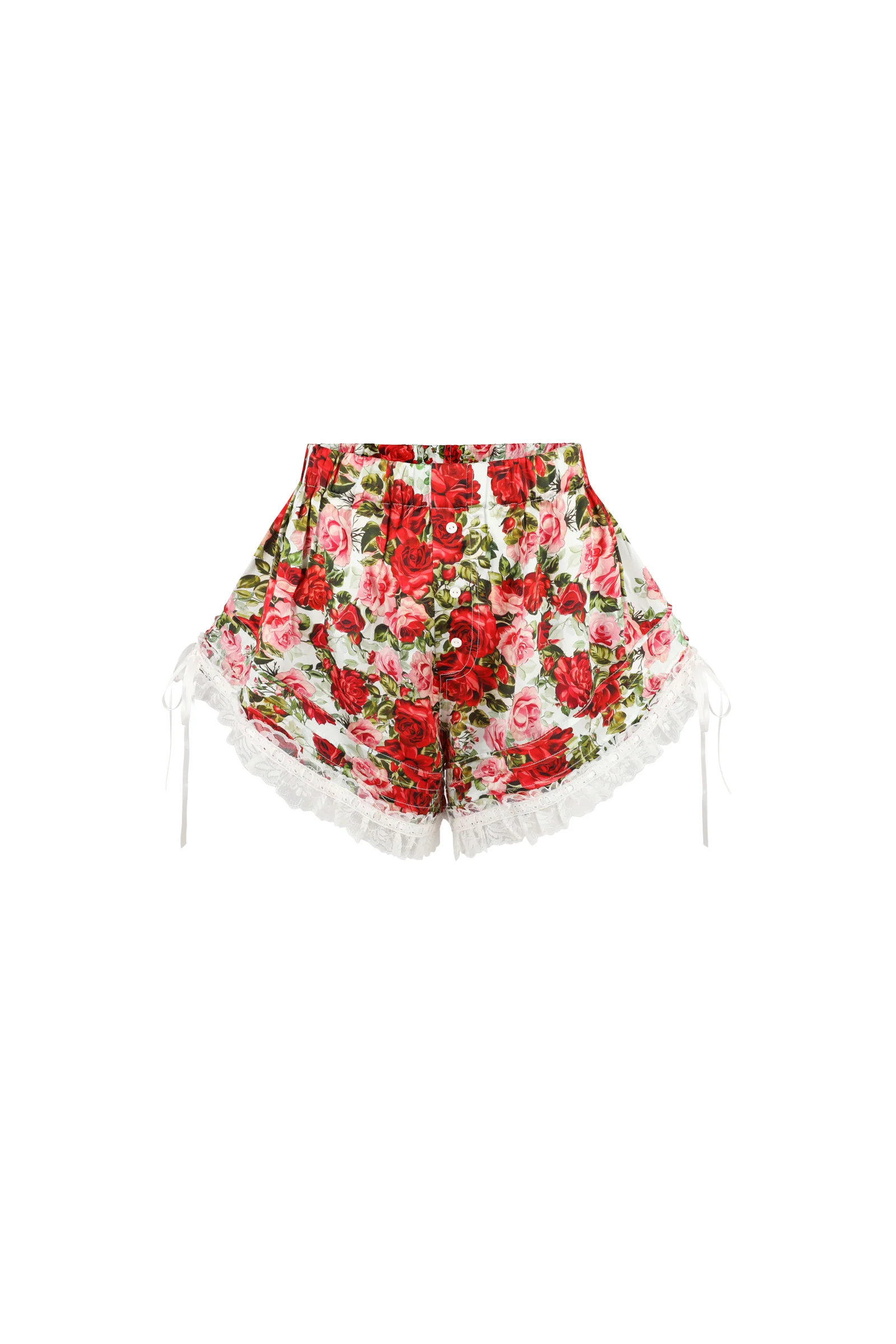 Roses Are Red Silk Slumber Party Set - Image 8