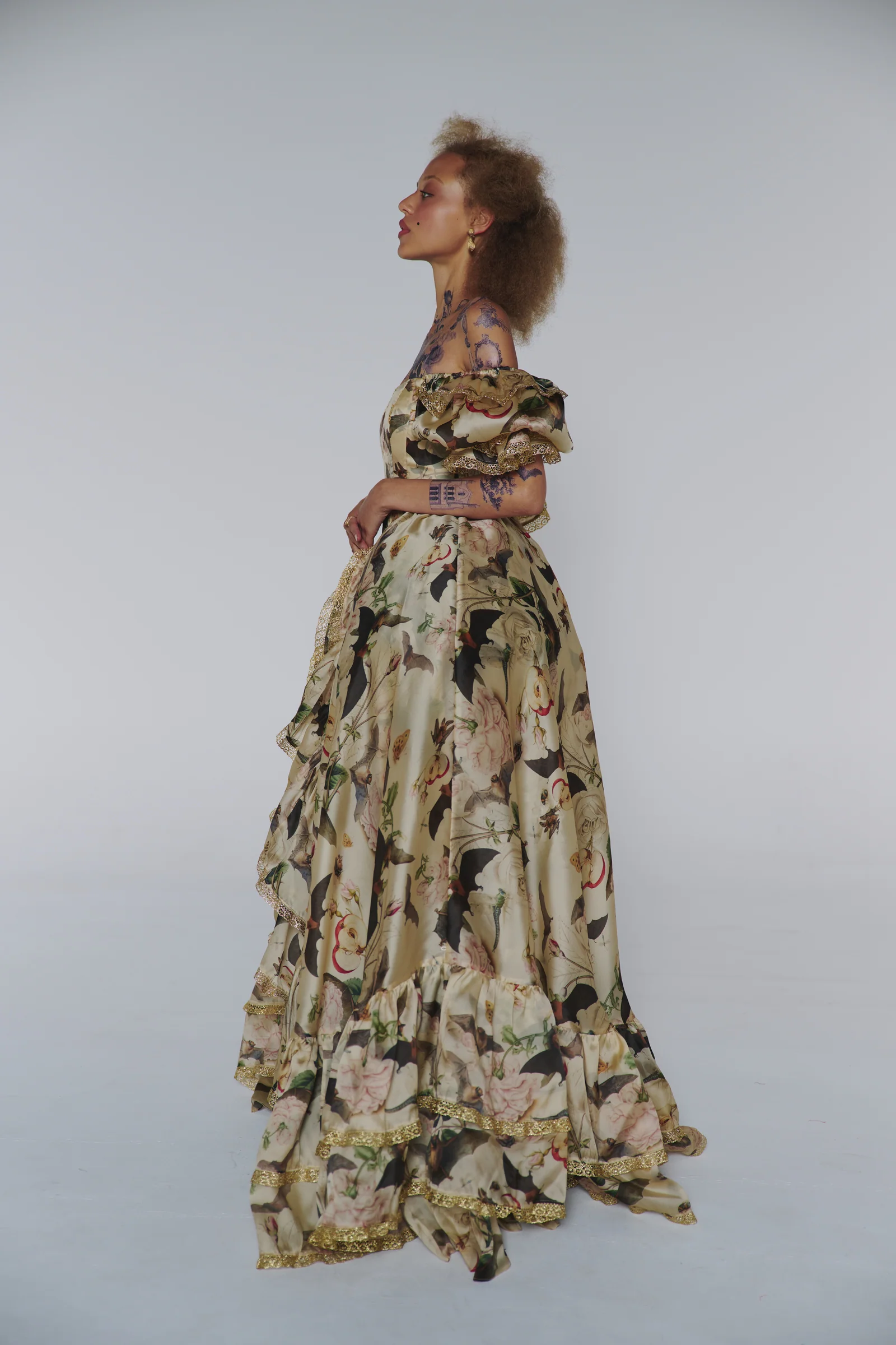The Bats and the Bees Silk Courtesan Gown - Image 16