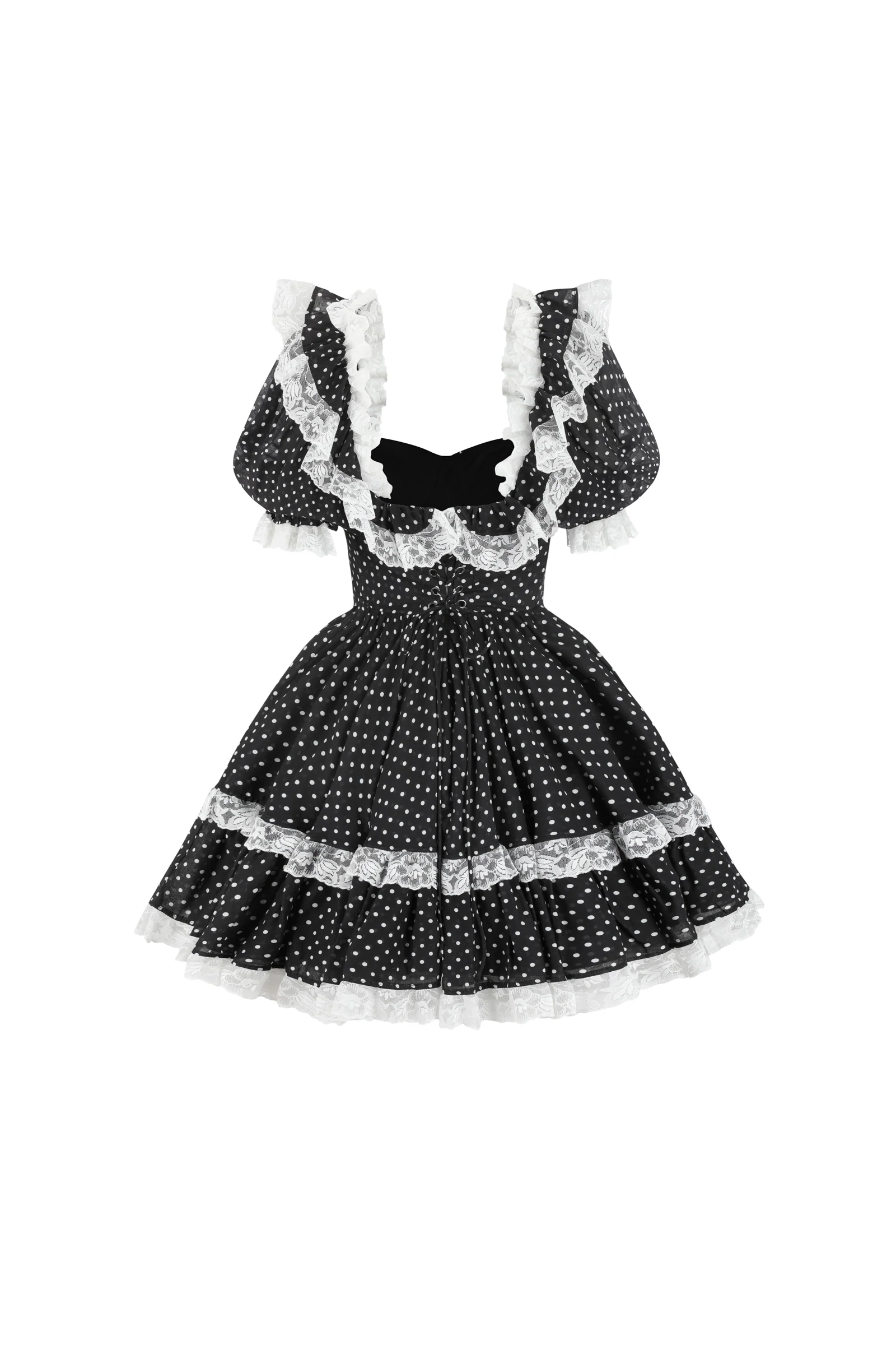 The Black Polka Dot Ferris Wheel Dress - Image 2