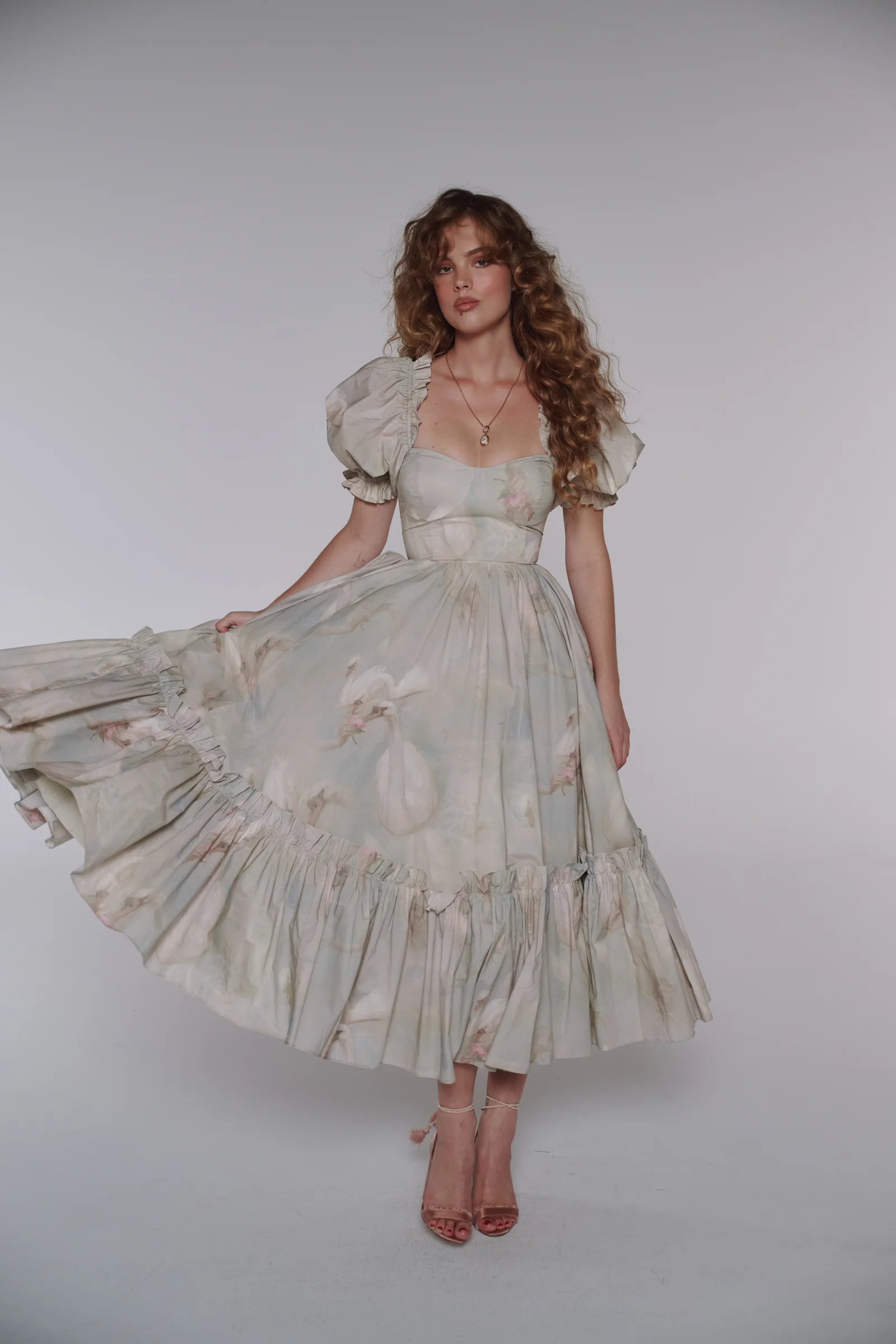 The Bunny Swan French Corset Ritz Dress