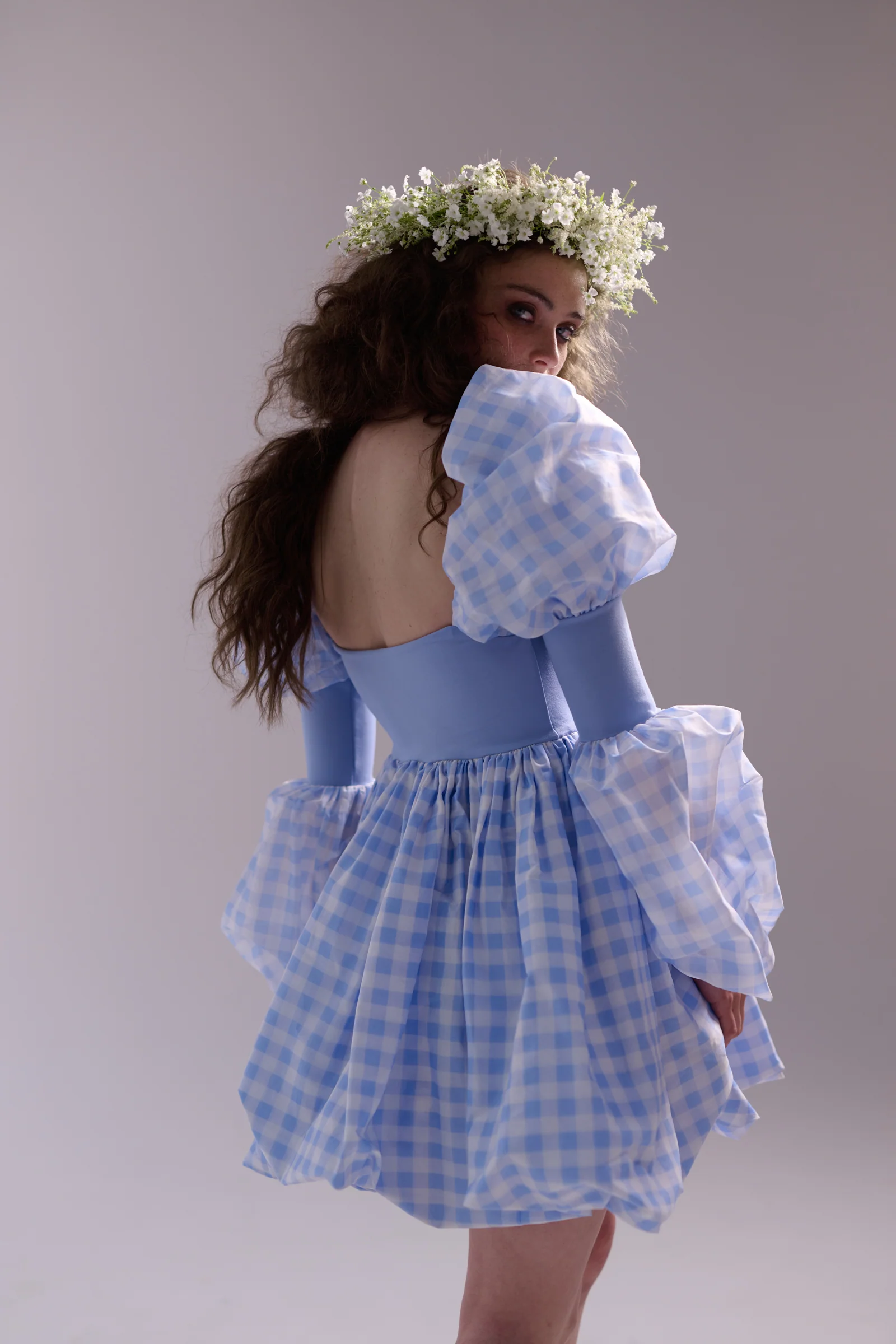 The Dairy Gingham Barre Dress - Image 4