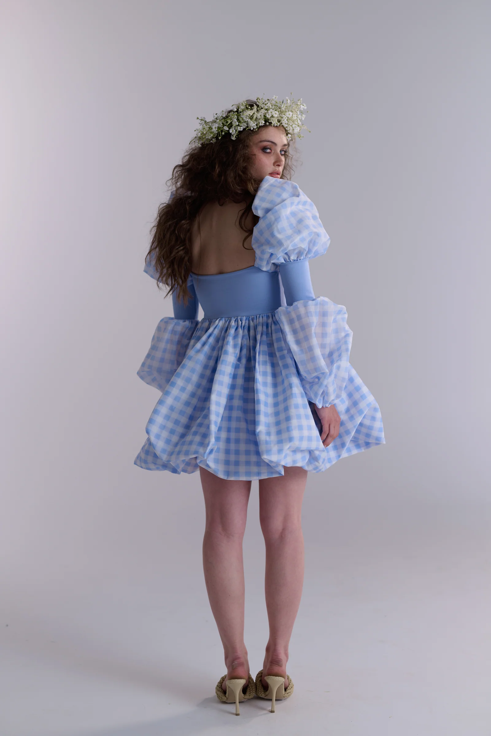 The Dairy Gingham Barre Dress - Image 7