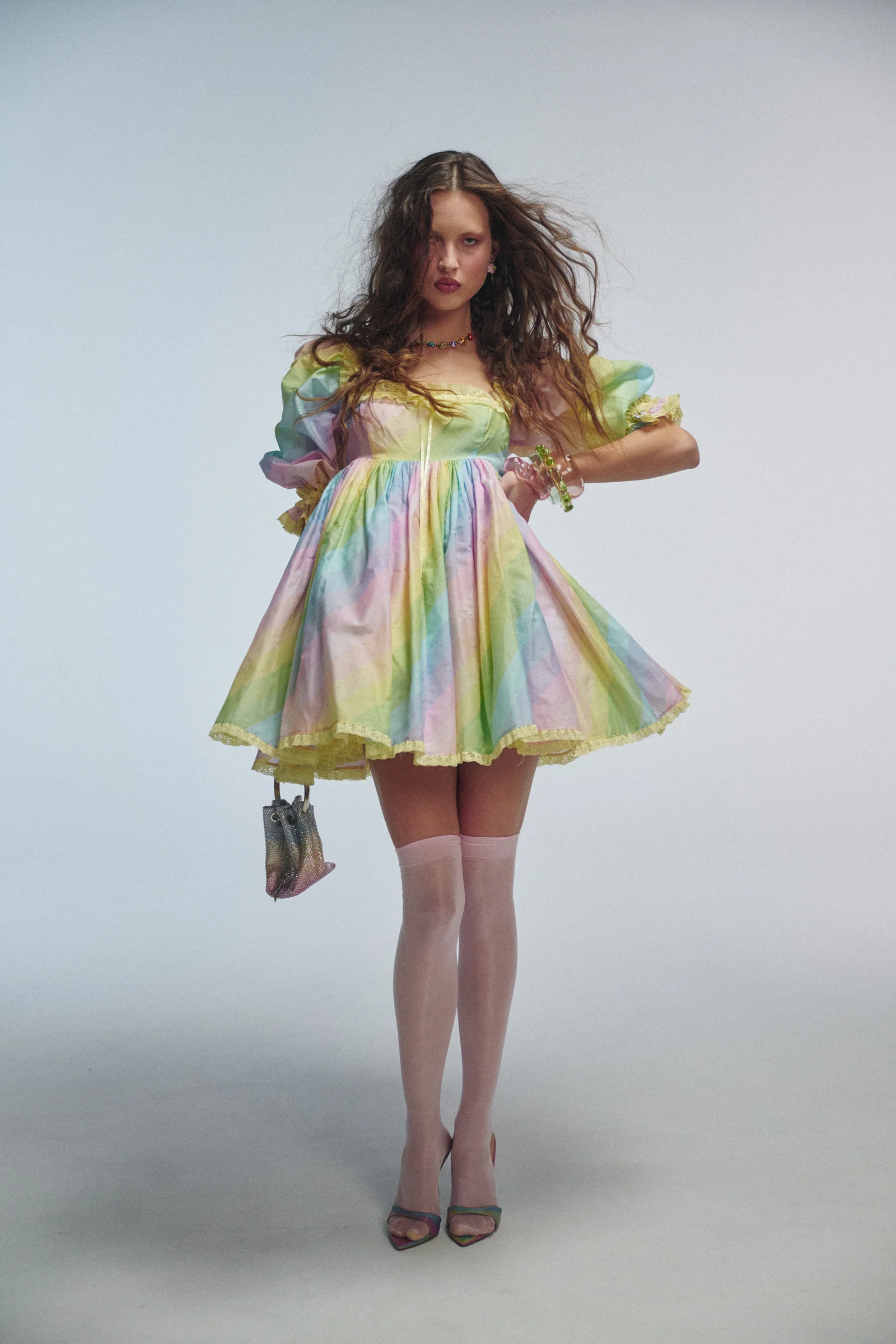 The End Of The Rainbow Gossamer Puff Dress - Image 2