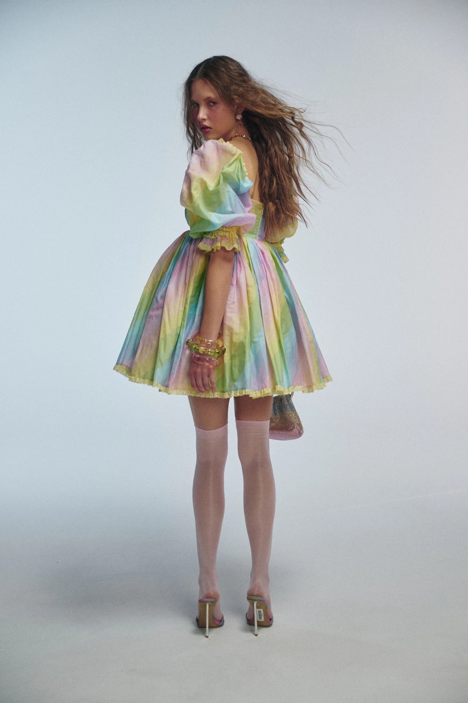 The End Of The Rainbow Gossamer Puff Dress - Image 5