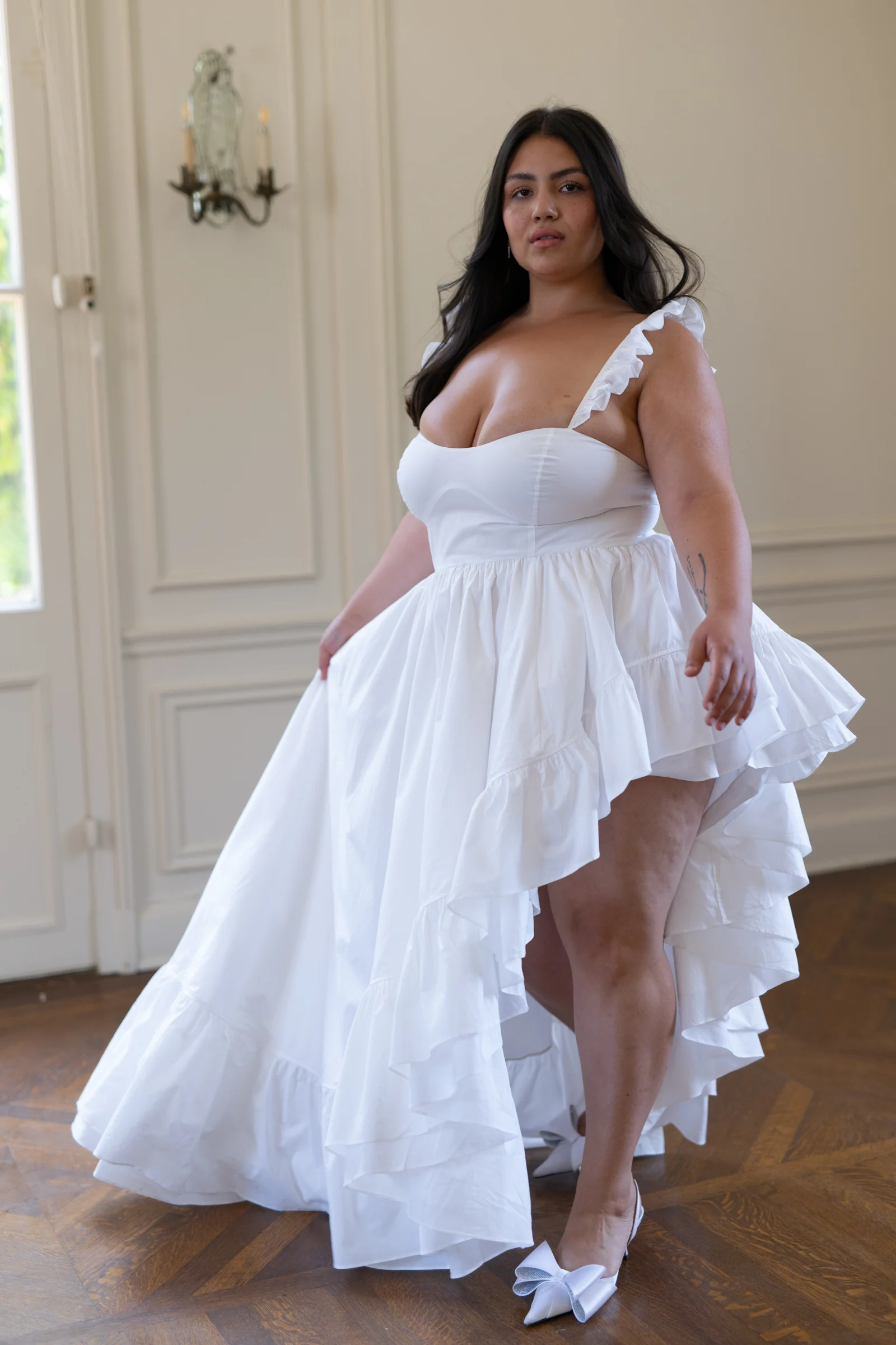 Legs For Days Dress in Ivory - Image 4