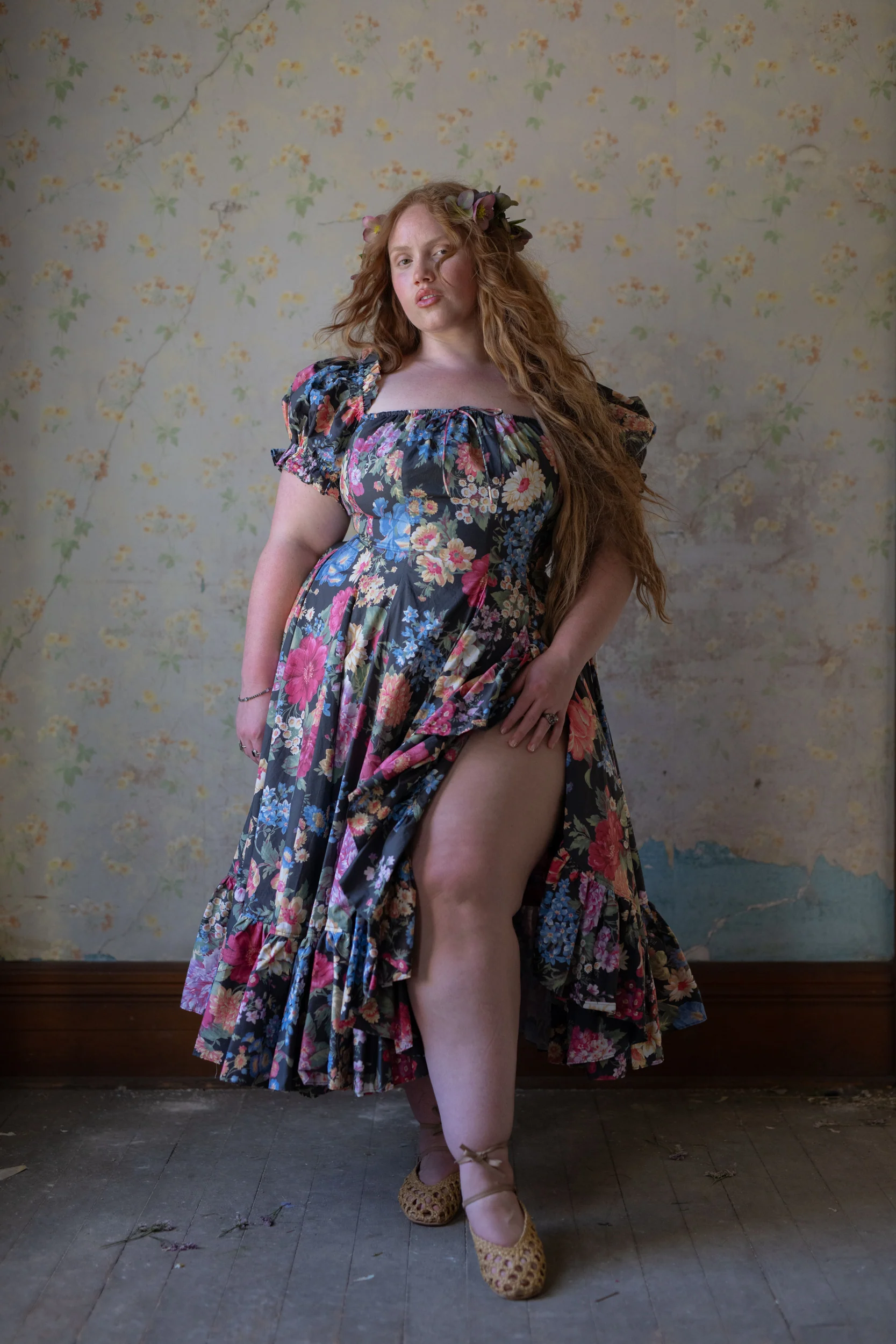 The Puck Foxglove Dress