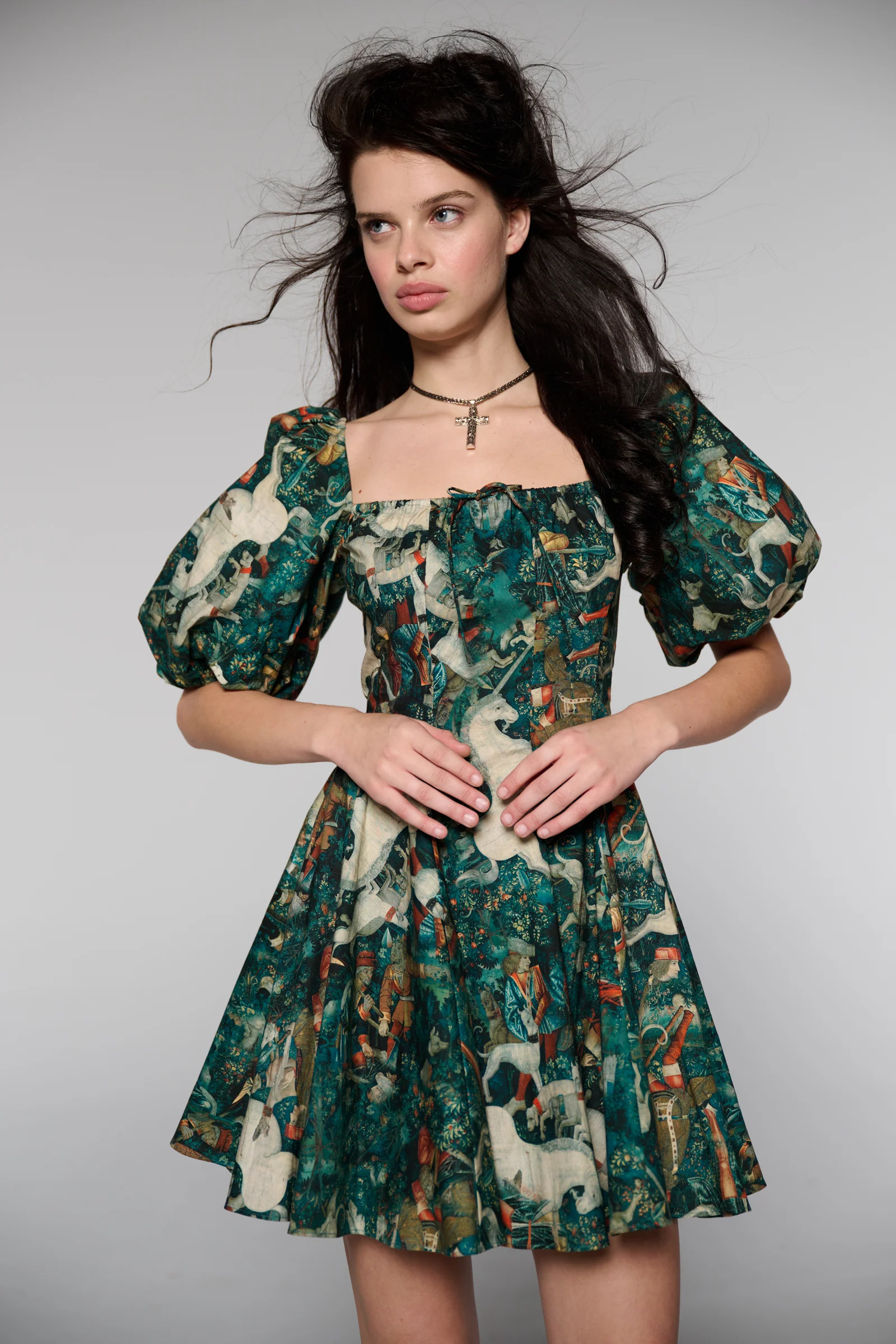 The Unicorn Defends Himself Mini Day Dress - Image 2