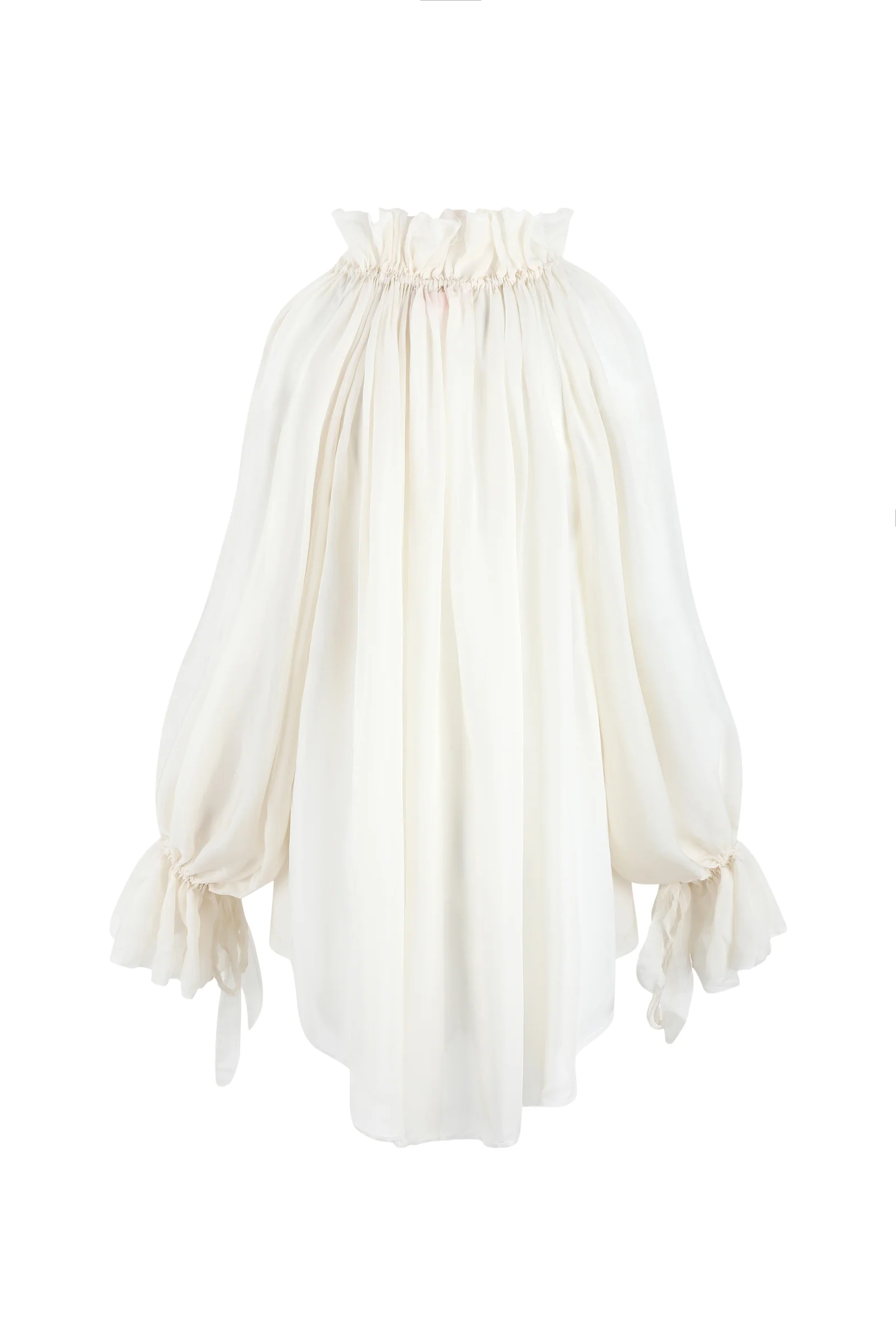 The Silk Vanilla Shakespeare Blouse - Image 13
