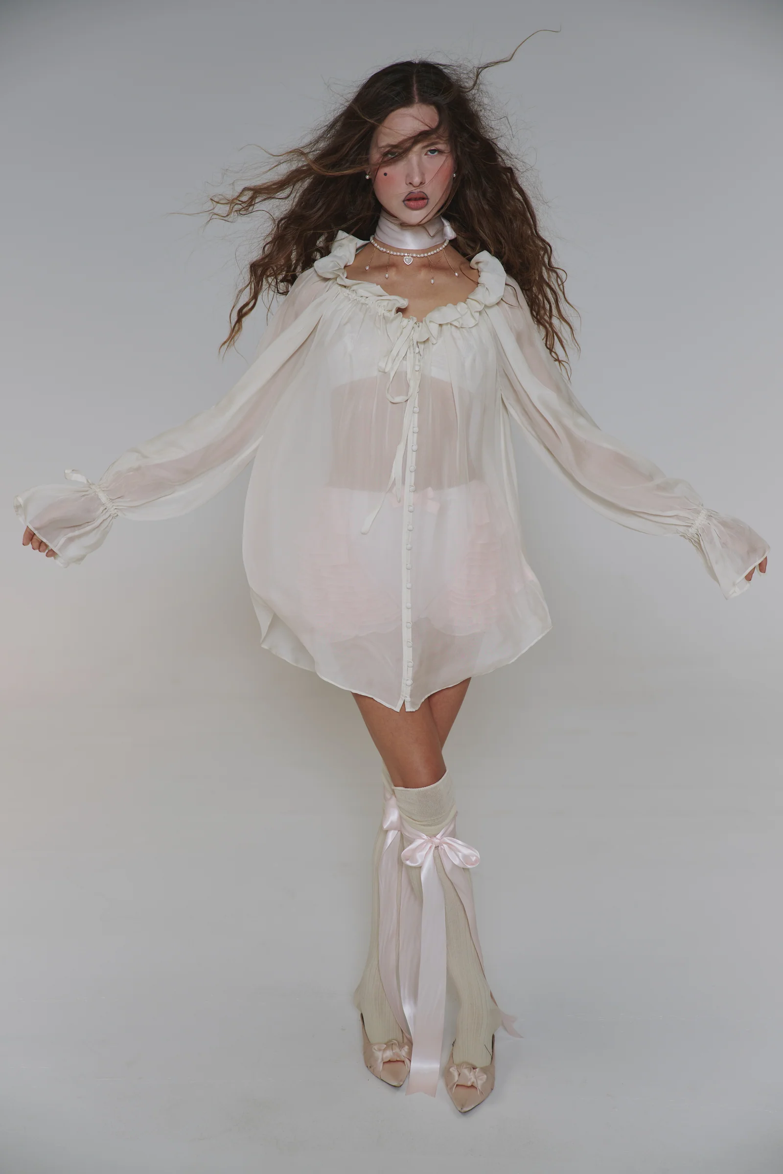 The Silk Vanilla Shakespeare Blouse - Image 6